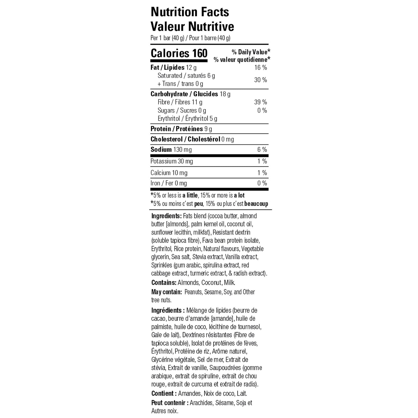 No Sugar Keto Bar, Bars, 2 × 480 g