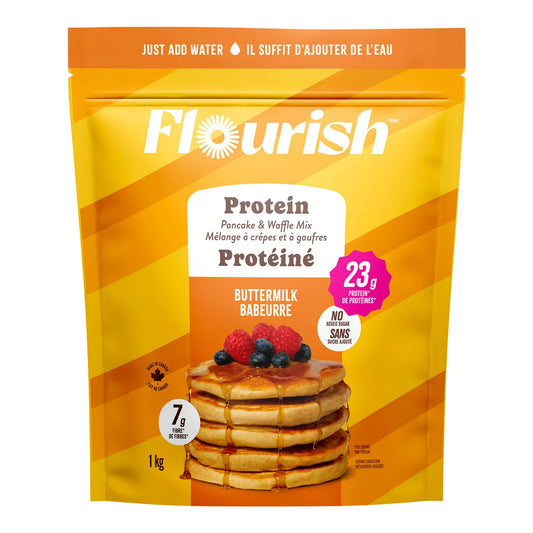 Flourish Buttermilk Protein Pancake & Waffle Mix, 1 kg