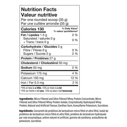 NuAge Pure Whey Protein Vanilla, 2.27kg