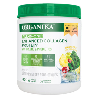 Organika Enhanced Collagen Protein All in One, 600g