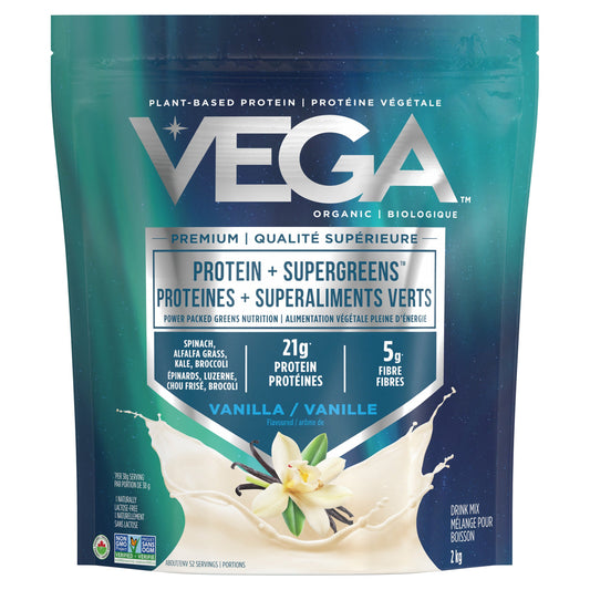 Vega Organic Vanilla Protein & Greens Powder, 2 kg
