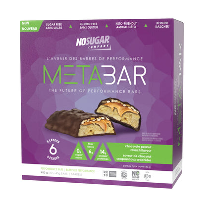 No Sugar Metabar, Various Bars, 24 × 40 g