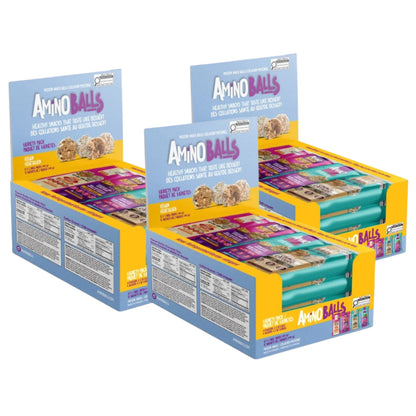 Amino Balls Vegan Protein Variety Pack, 36 × 40 g