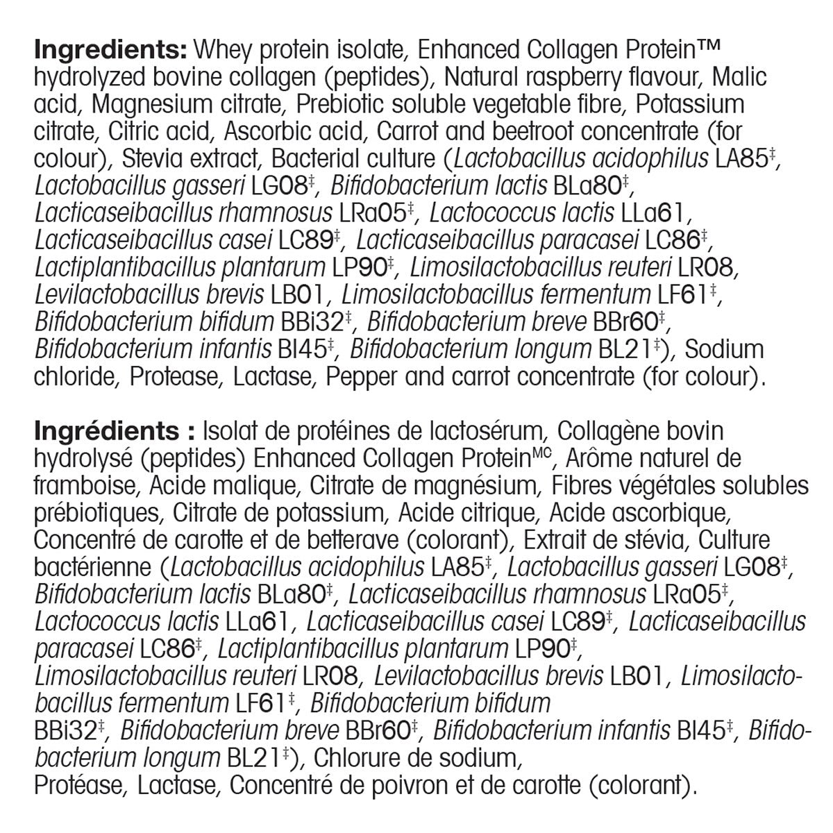 Organika Protein Hydrator, Raspberry, 2 kg