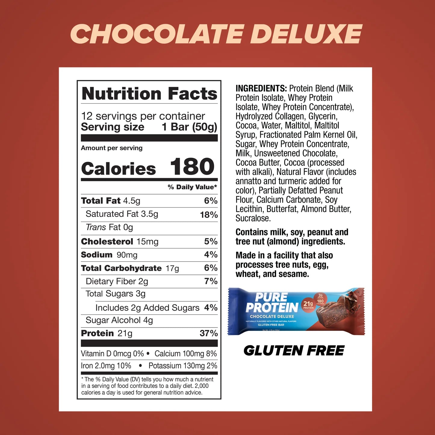 Chocolate Deluxe Protein Bar