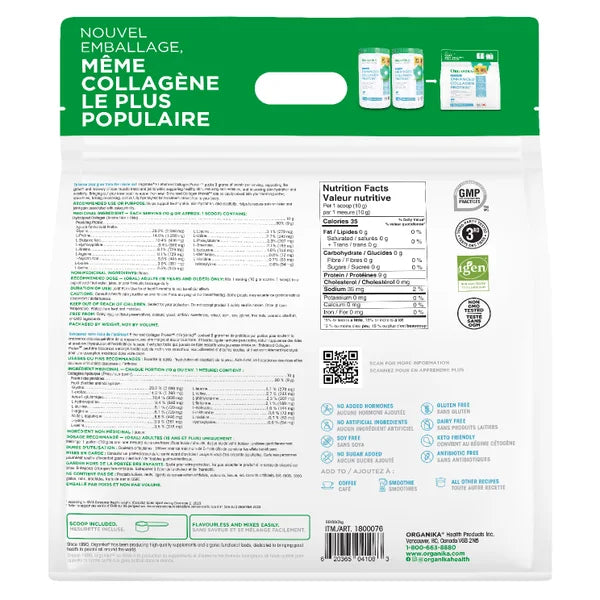 Organika Enhanced Collagen Protein Powder – 2 kg