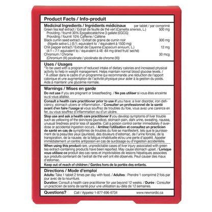 New Nordic Chili Burn Max, 60 Tablets, 2-pack